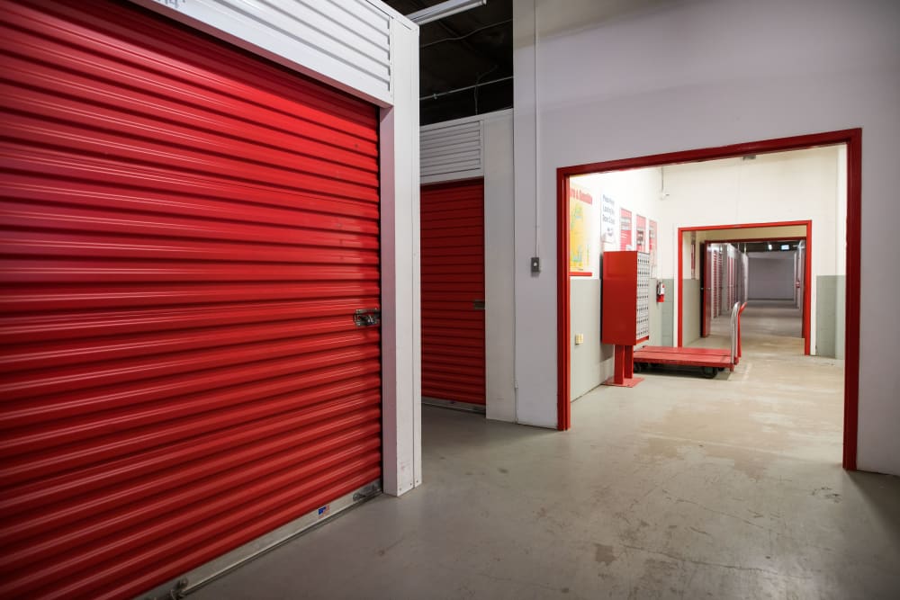 Large loading door at Apple Self Storage - Halifax Downtown in Halifax, Nova Scotia
