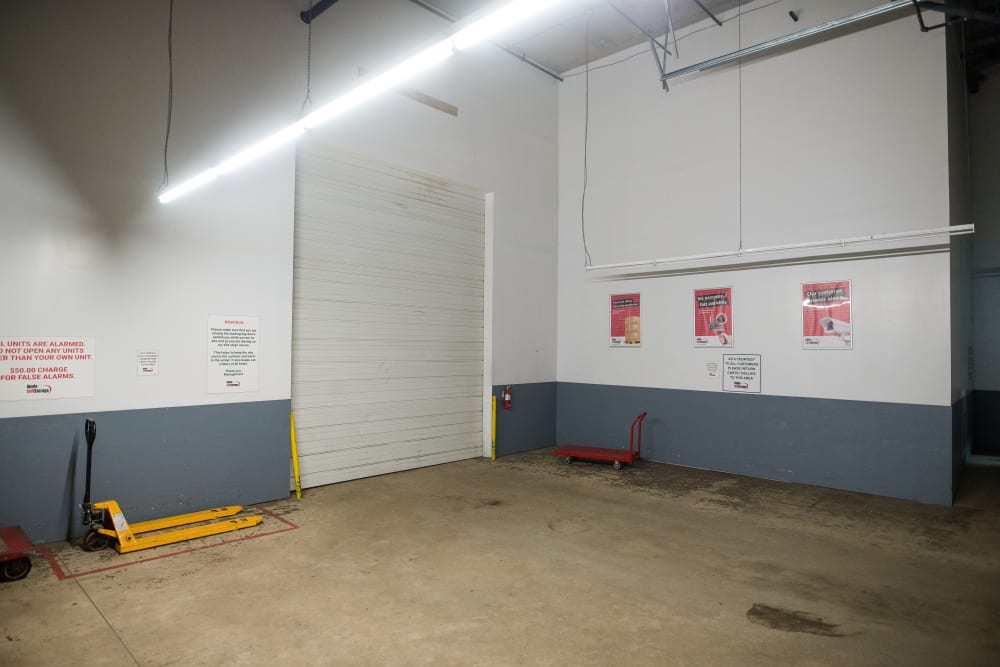 Tall loading doors and carts available at Apple Self Storage - Halifax Westend in Halifax, Nova Scotia