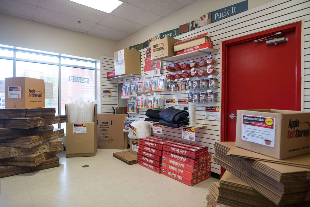 Moving supplies at Apple Self Storage - Halifax Westend in Halifax, Nova Scotia