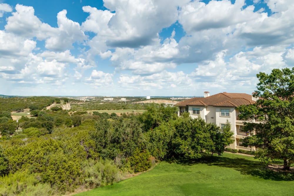 View of golf course from Mira Vista at La Cantera 