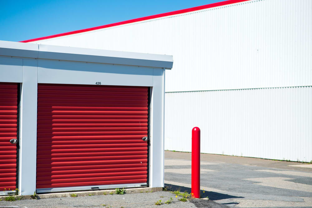 Wide driveways at Apple Self Storage - Saint John East in Saint John, New Brunswick