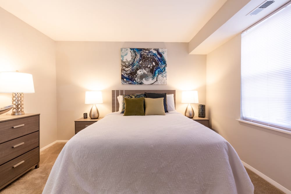 Spacious bedroom at Eagle Rock at Quiet Waters in Annapolis, Maryland