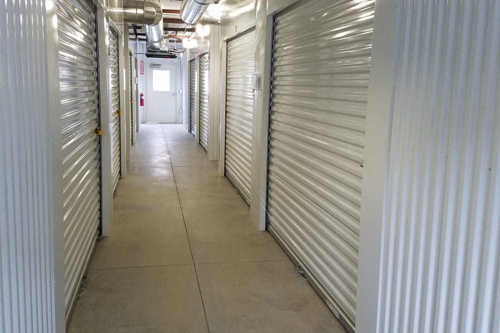 Interior storage units at American Self Storage in Defuniak Springs, Florida