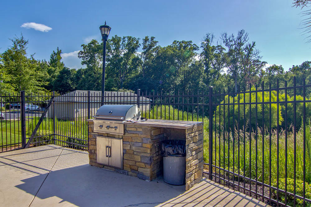 BBQ area at The Overlook at Golden Hills in Lexington, South Carolina