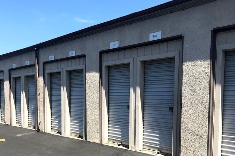 Small storage units available at Storage Solutions in Pomona, California