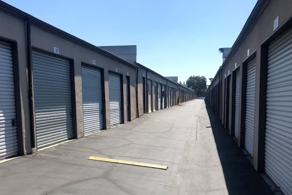 Outdoor units at Storage Solutions in Pomona, California