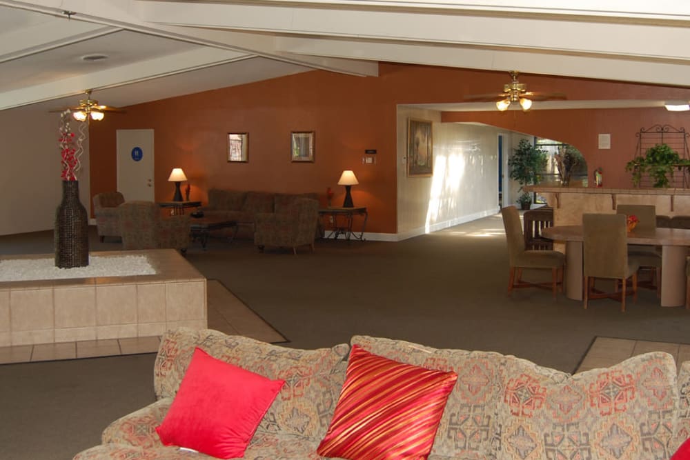 Interior of the Emerald Pointe clubhouse
