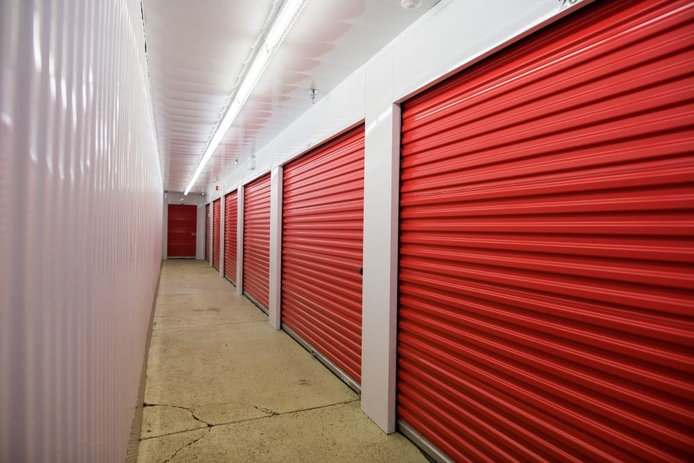 Wide hallway at Apple Self Storage - Saint John North in Saint John, New Brunswick