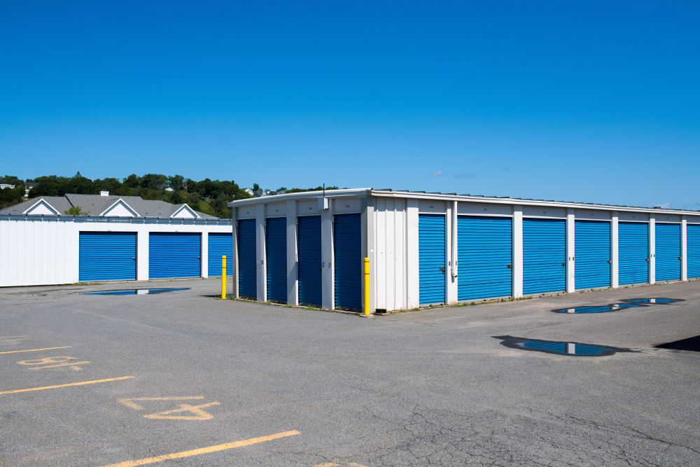 Ample room to maneuver and park at Apple Self Storage - Saint John West in Saint John, New Brunswick