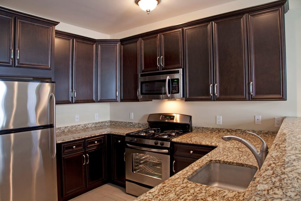 Spacious kitchen at Presidential Place Apartments in Lebanon, New Jersey