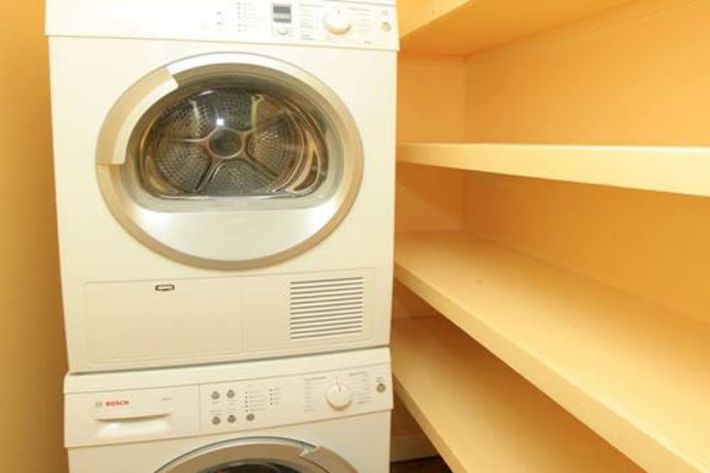 In-unit washer and dryer at Cortlandt Ridge in Ossining, New York