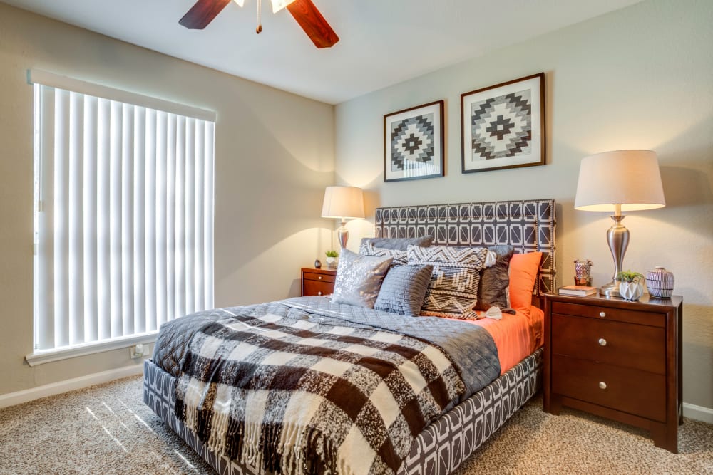 Bedroom at The Reserve at City Center North in Houston, Texas