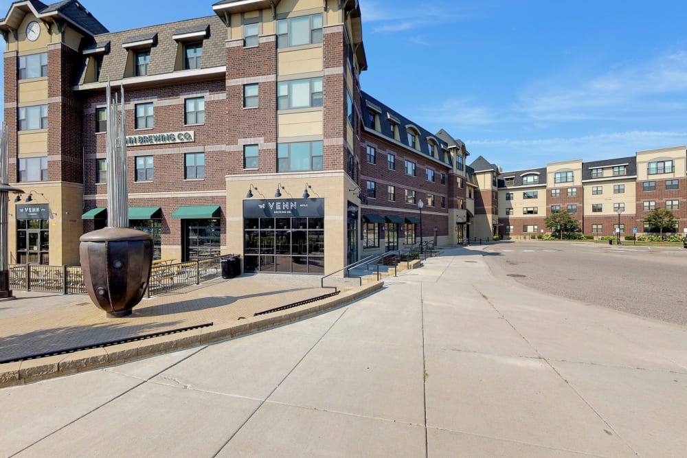 Exterior of Oaks Station Place in Minneapolis, Minnesota