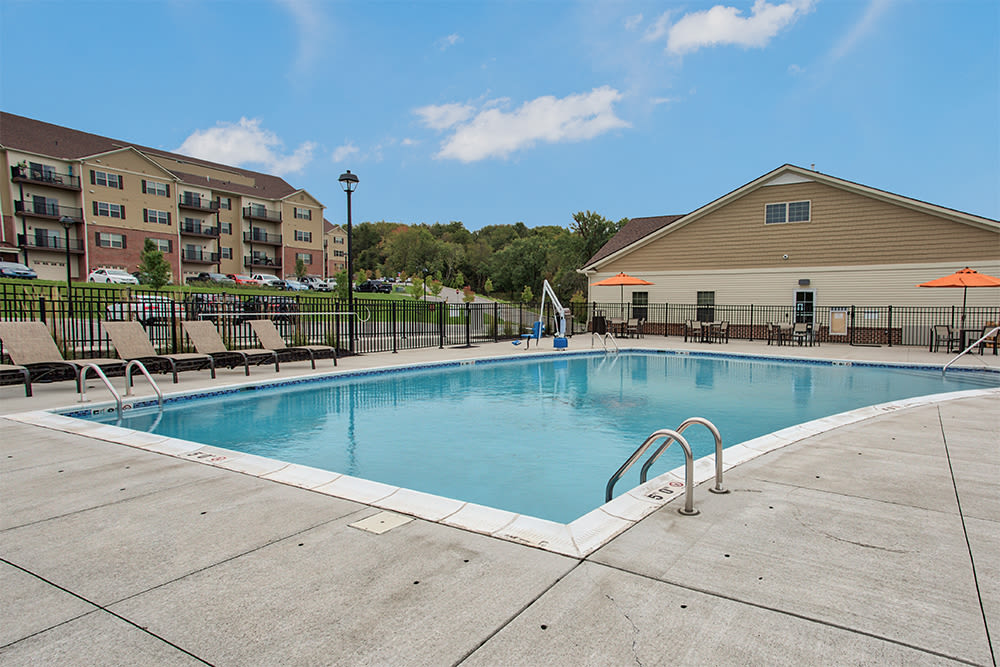 Enjoy apartments with a swimming pool at The Kane in Aliquippa, Pennsylvania
