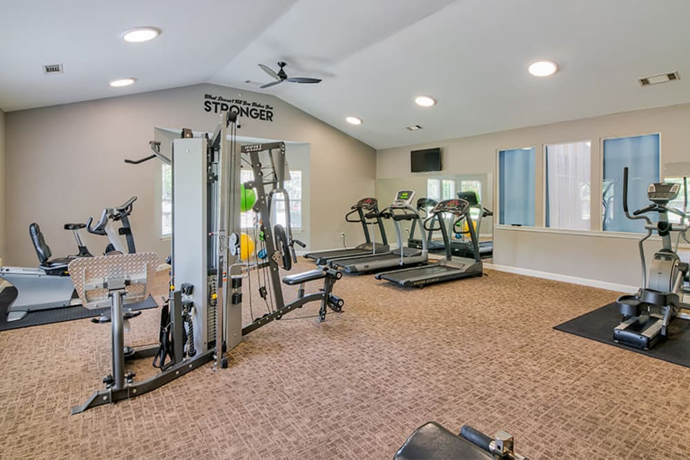 Fitness center at Crescent at Wolfchase in Memphis, Tennessee