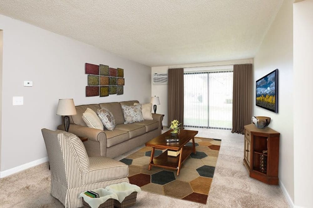 Ample living space at Crossroads Apartments & Townhomes in Spencerport, New York