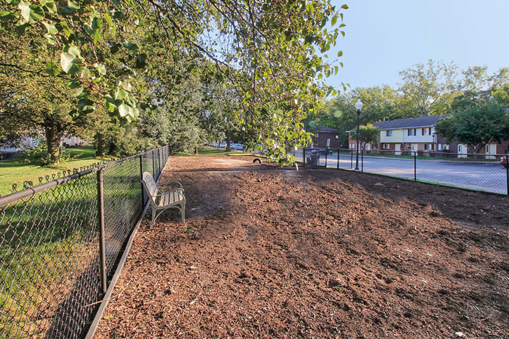 Dog park at Elmwood Terrace Apartments & Townhomes in Rochester, New York