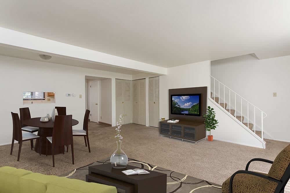 Ample living space at High Acres Apartments & Townhomes in Syracuse, New York