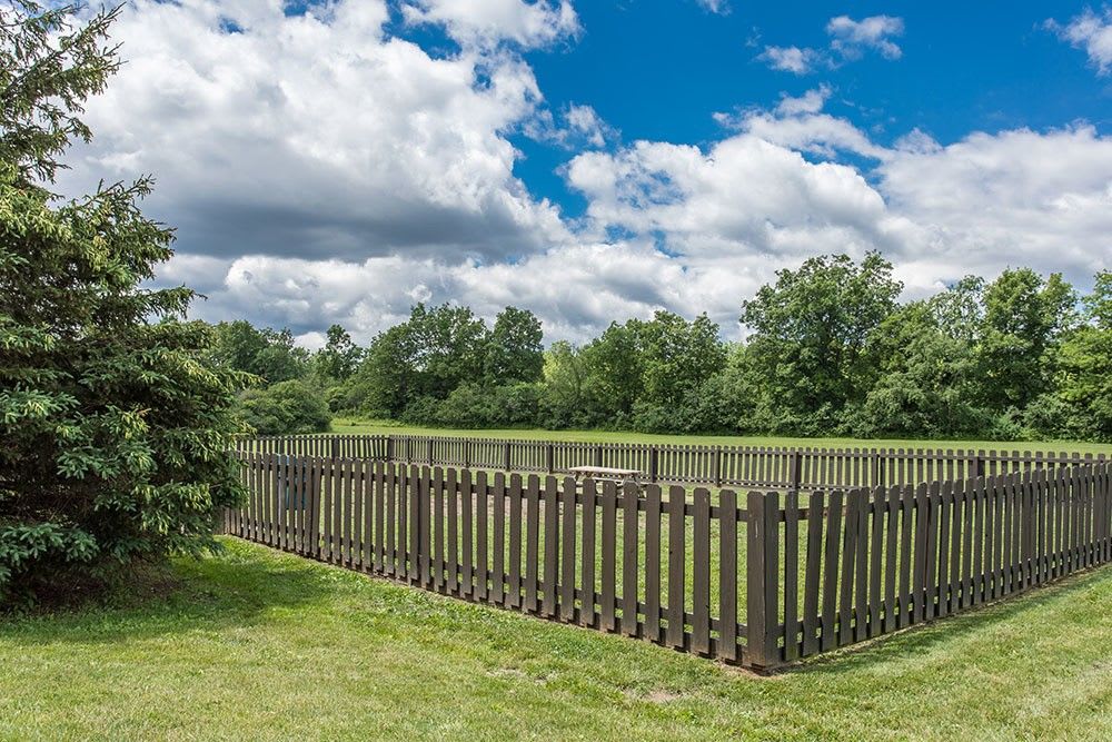 Fenced dog park at High Acres Apartments & Townhomes in Syracuse, New York