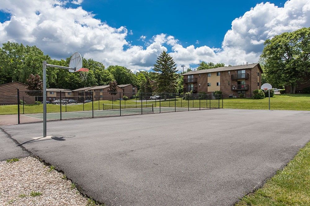 Basketball court at High Acres Apartments & Townhomes in Syracuse, New York