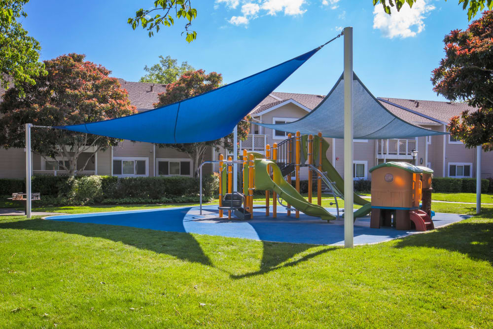 Children's playground at Cypress Pointe Apartments in Gilroy, California