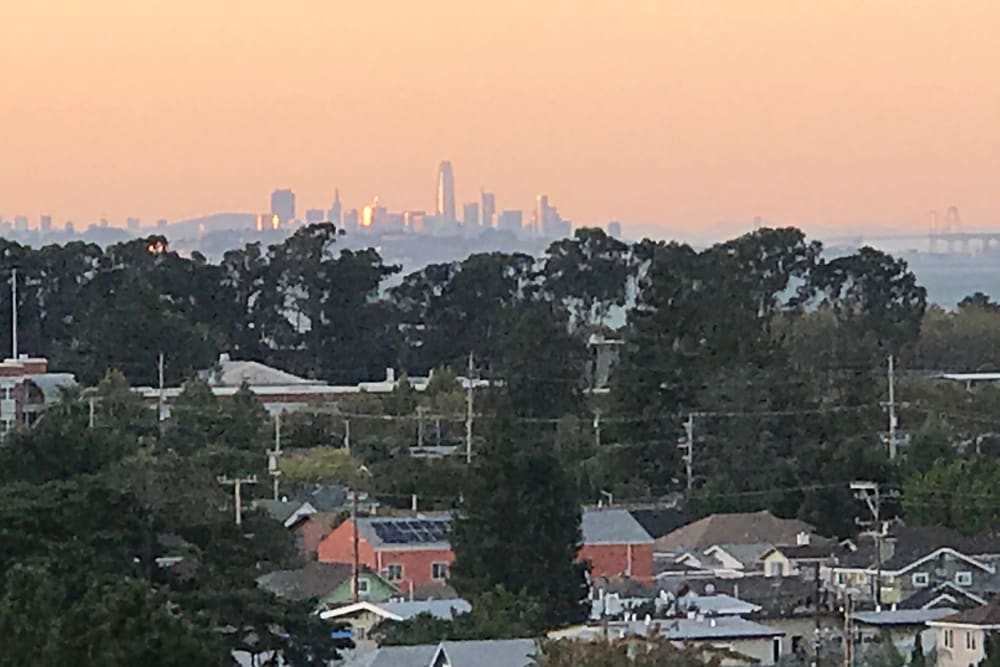 View of San Mateo, California from Two50 Downtown