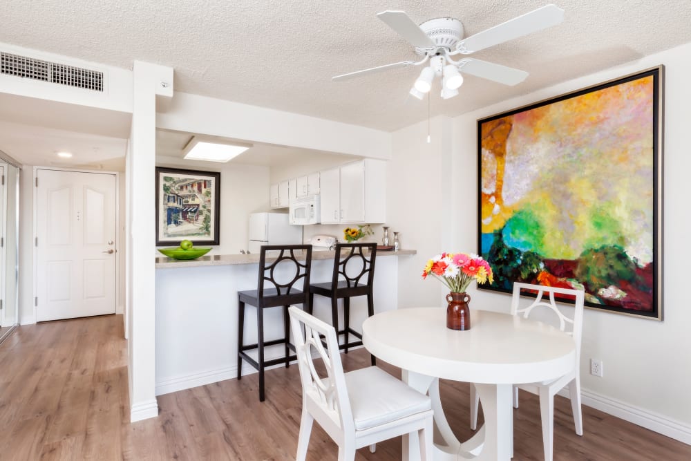 Extra amenities at Hillsborough Plaza Apartments in San Mateo, California