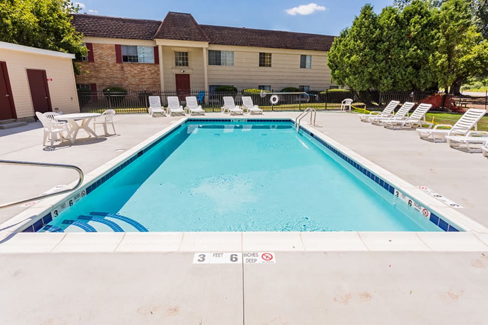 Refreshing pool at Imperial North Apartments in Rochester, New York