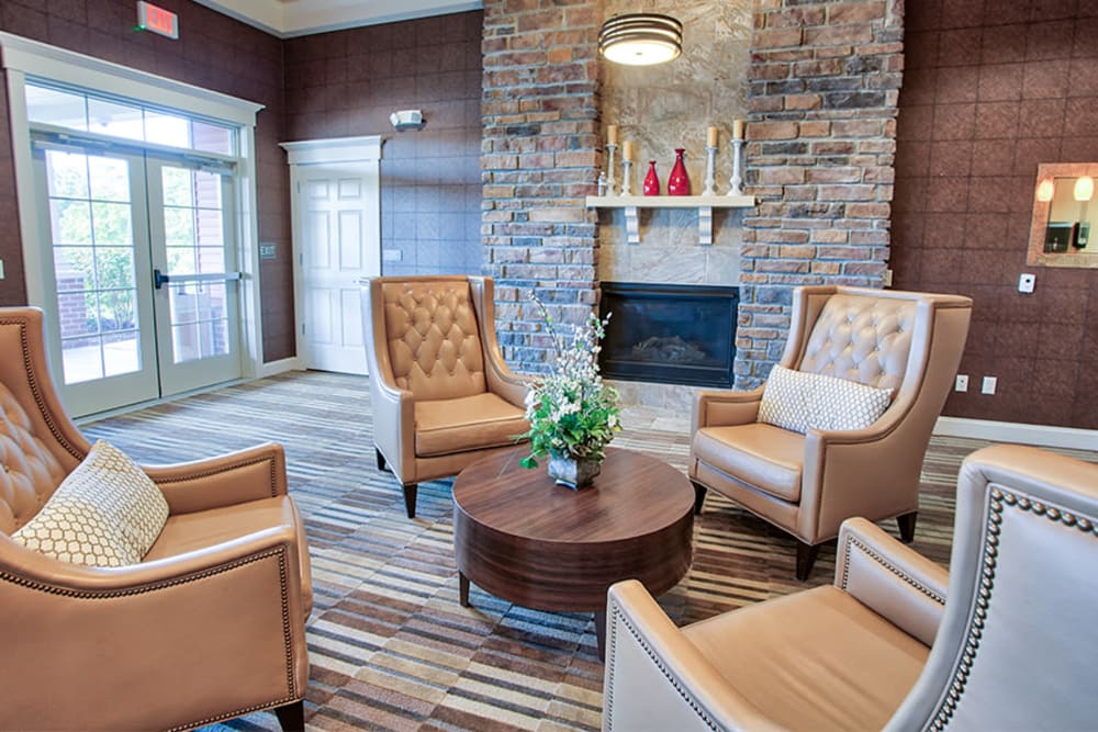Luxury clubhouse at Reserve at Southpointe in Canonsburg, Pennsylvania