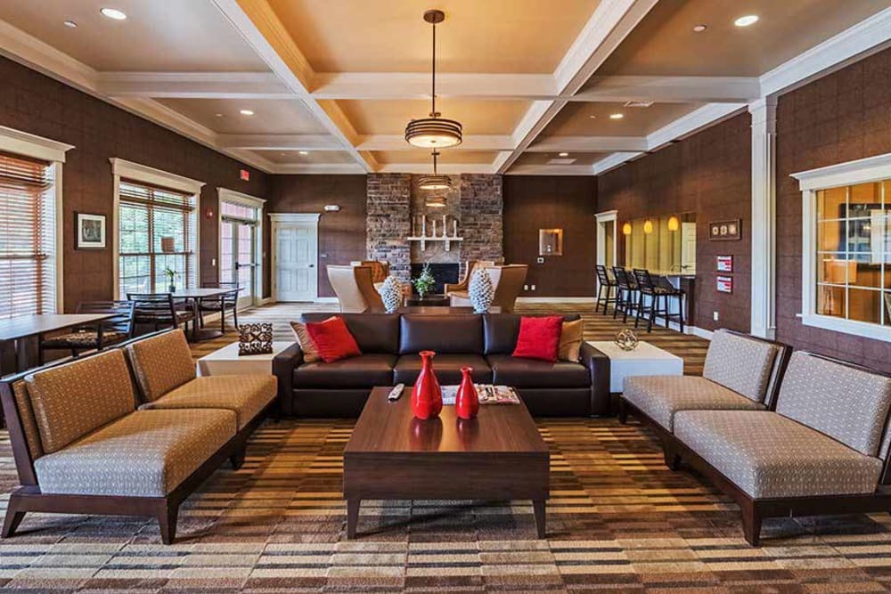 Clubhouse interior at Reserve at Southpointe in Canonsburg, Pennsylvania