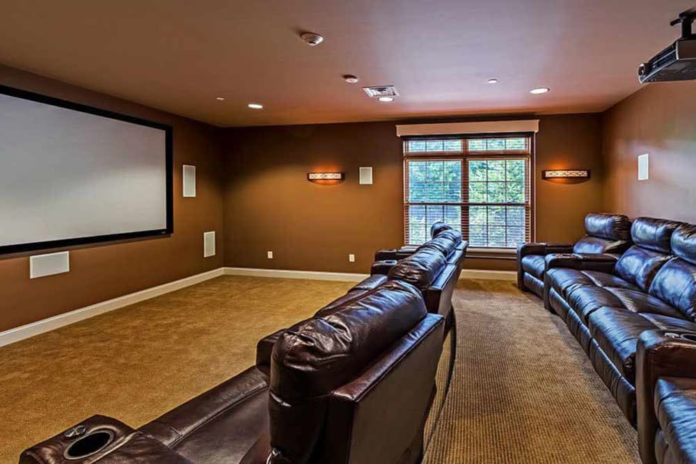Theater room at Reserve at Southpointe in Canonsburg, Pennsylvania