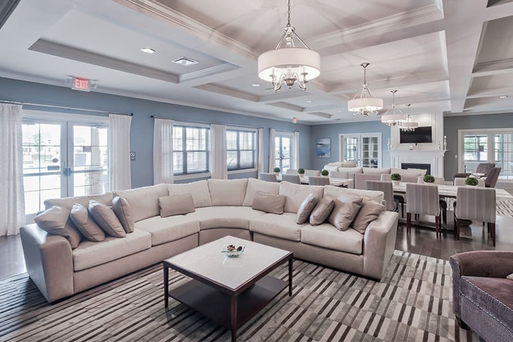 Beautiful clubhouse at Rochester Village Apartments at Park Place in Cranberry Township, Pennsylvania