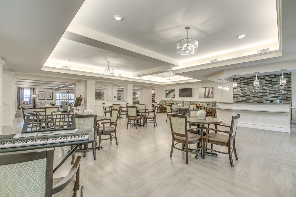 A gathering area at Harmony at Victory Station in Murfreesboro, Tennessee