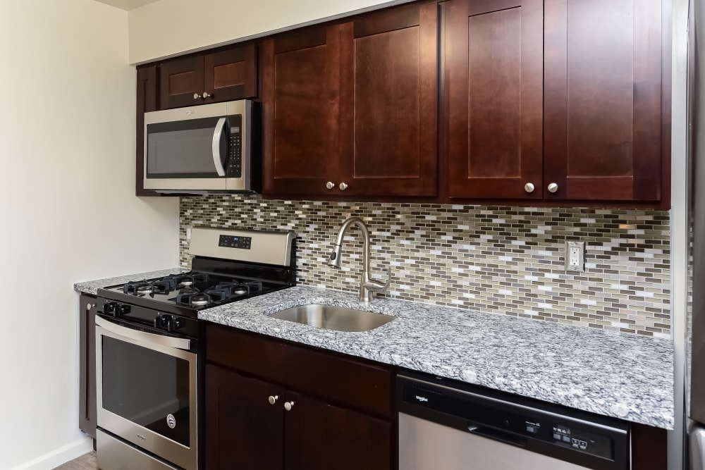 Kitchen at Apartments in Piscataway, NJ