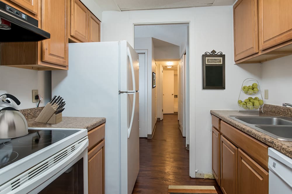 Kitchen at Park Guilderland Apartments in Guilderland Center, New York