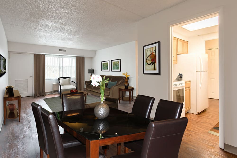 Dining room at Park Guilderland Apartments in Guilderland Center, New York