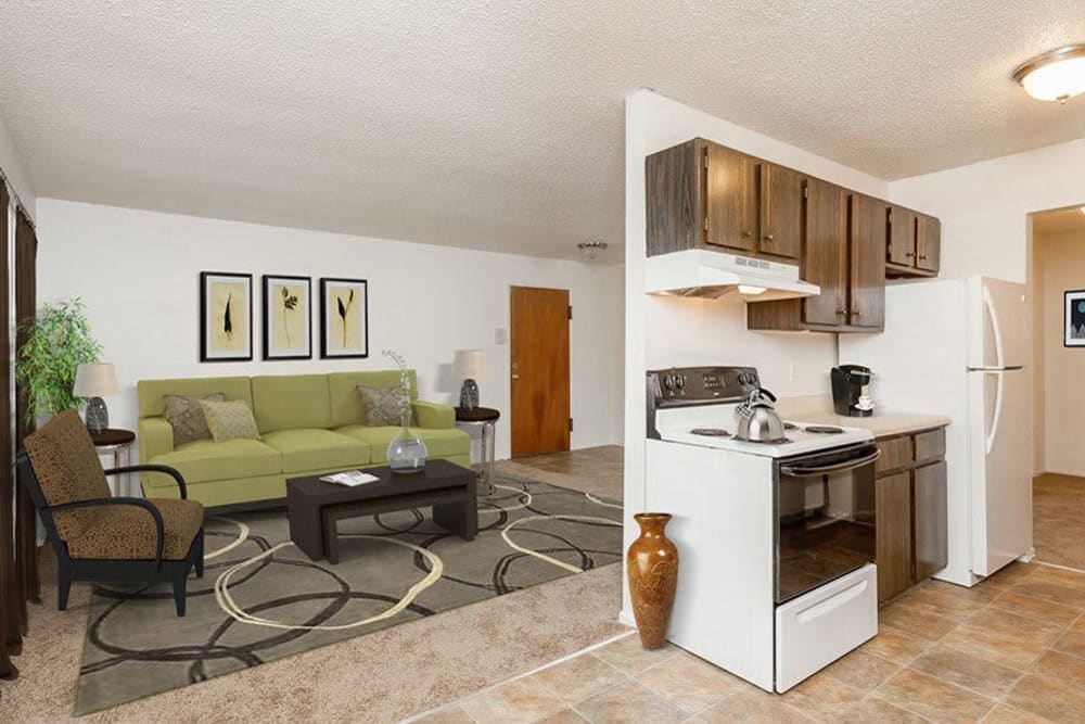 Spacious floor plans at Parkway Manor Apartments in Irondequoit, New York