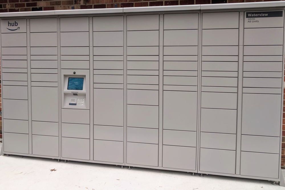 Resident Package Lockers at Waterview Apartments in West Chester, Pennsylvania