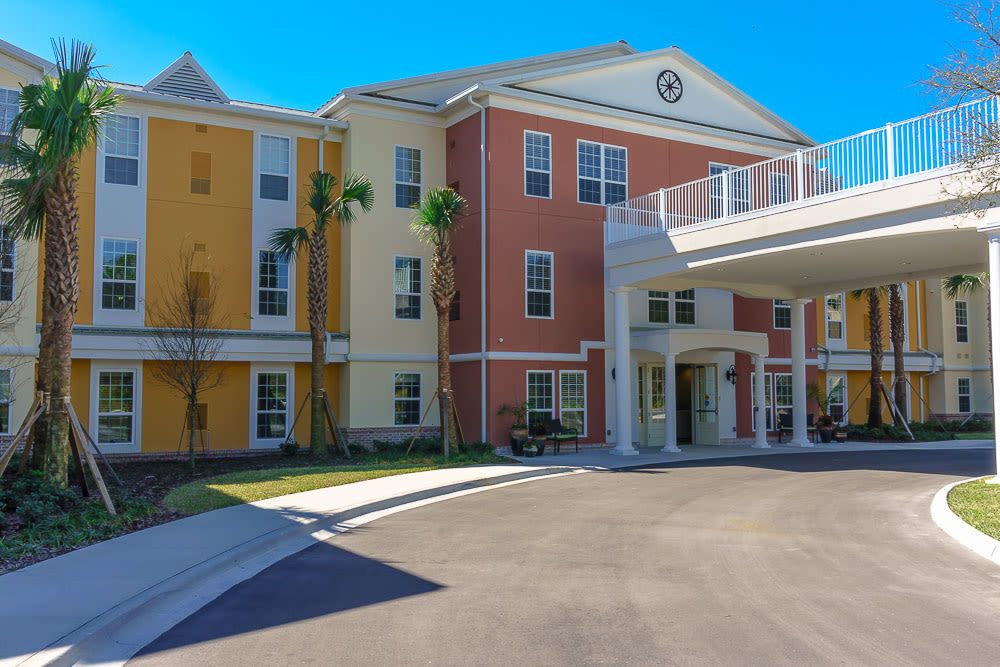 The driveway up to Gentry Park Orlando in Orlando, Florida