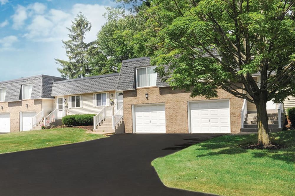 Garages at Newcastle Apartments & Townhomes in Rochester, New York