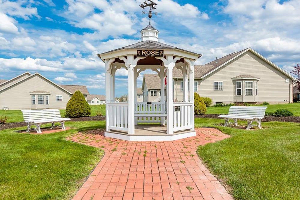 Gazebo at Hickory Hollow in Spencerport, New York