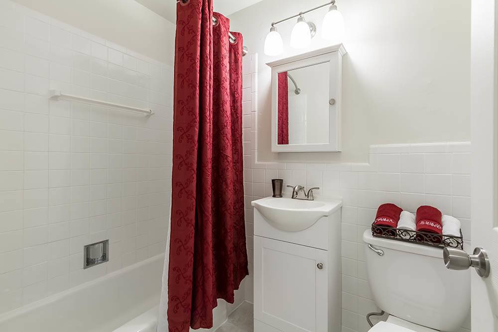Bathroom at Penfield Village Apartments in Penfield, New York