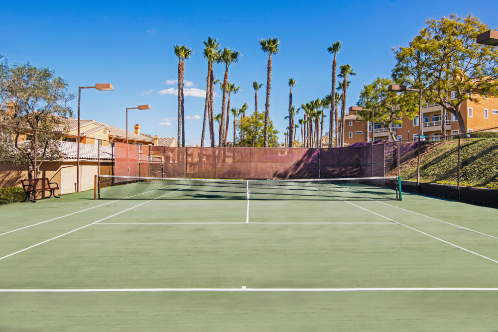 Challenge your friends and neighbors to a tennis match at Sofi Canyon Hills in San Diego, California