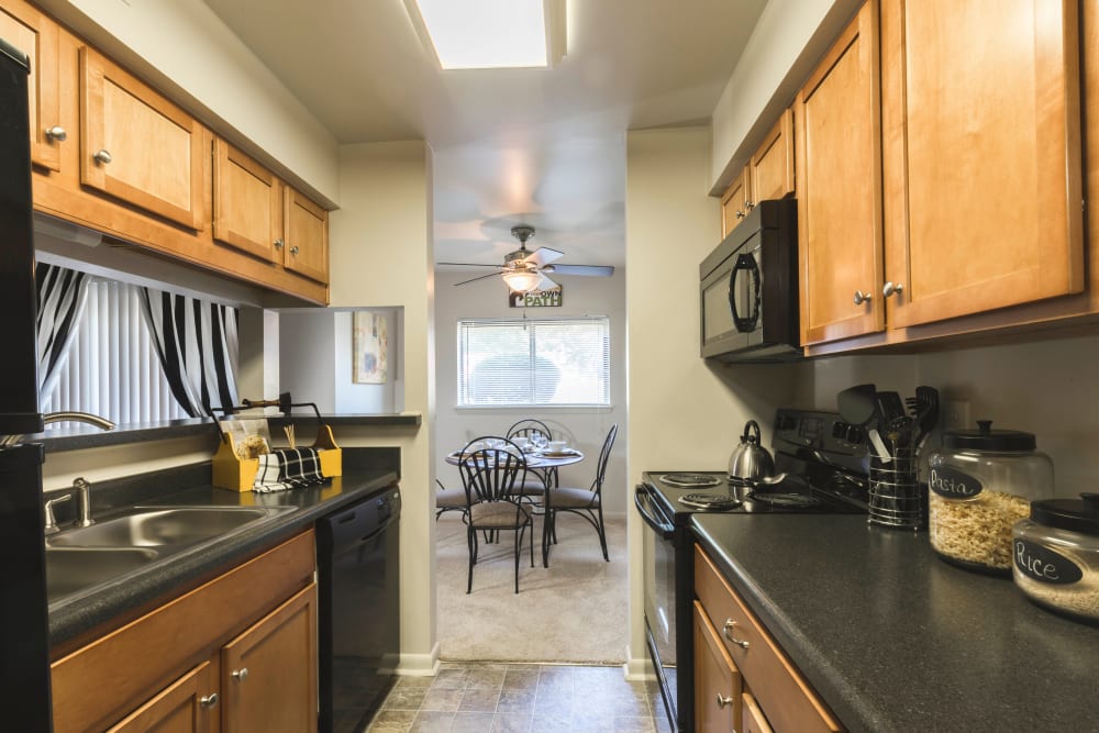 Bright Hickory Woods Apartments kitchen in Roanoke, Virginia