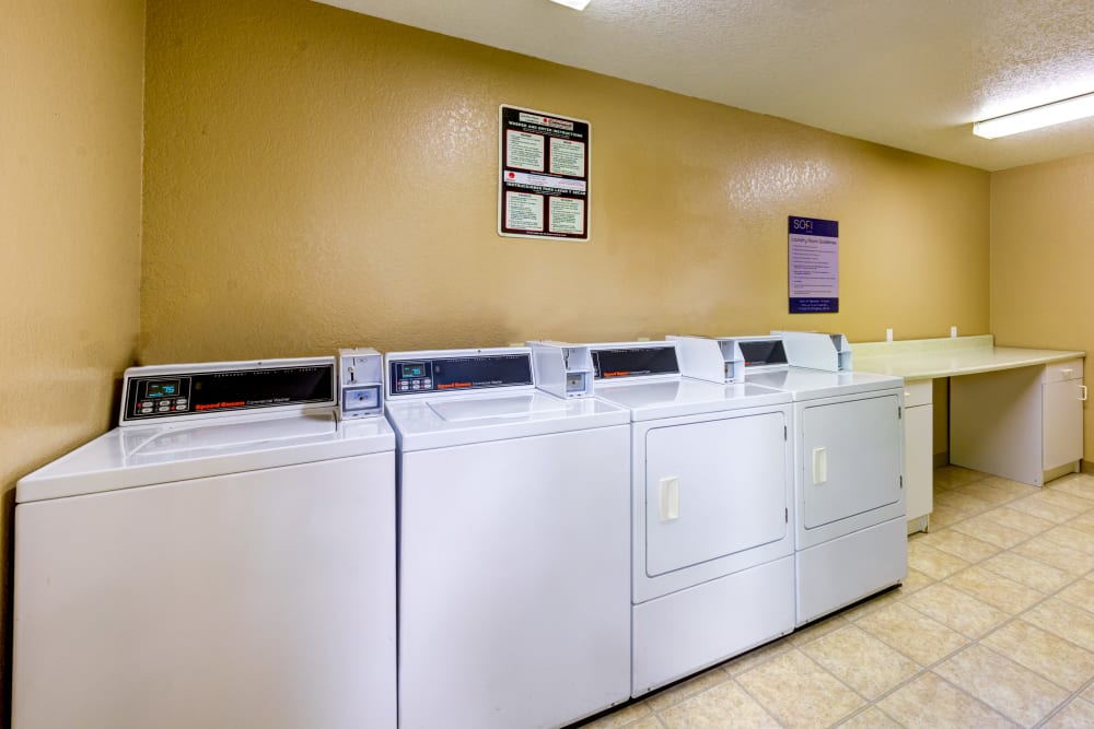 Onsite laundry center at Sofi Irvine in Irvine, California