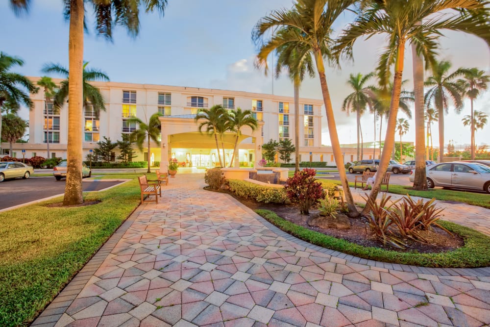 Sunset at The Peninsula Assisted Living & Memory Care in Hollywood, Florida