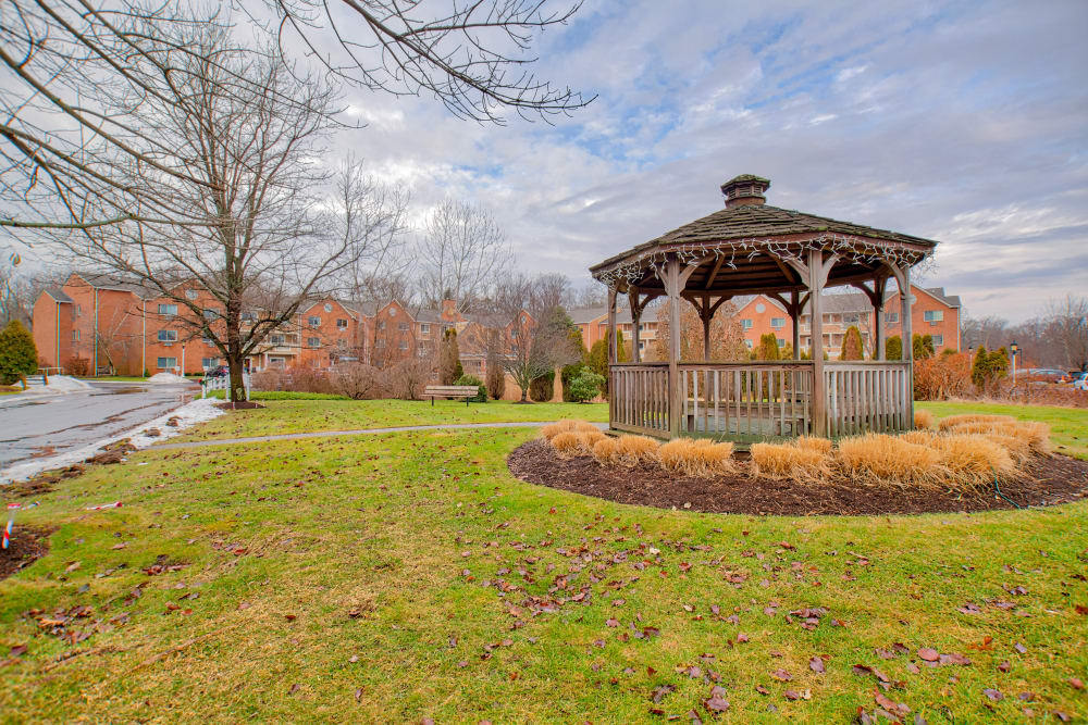 A gazebo at Chapel Hill in Cumberland, Rhode Island