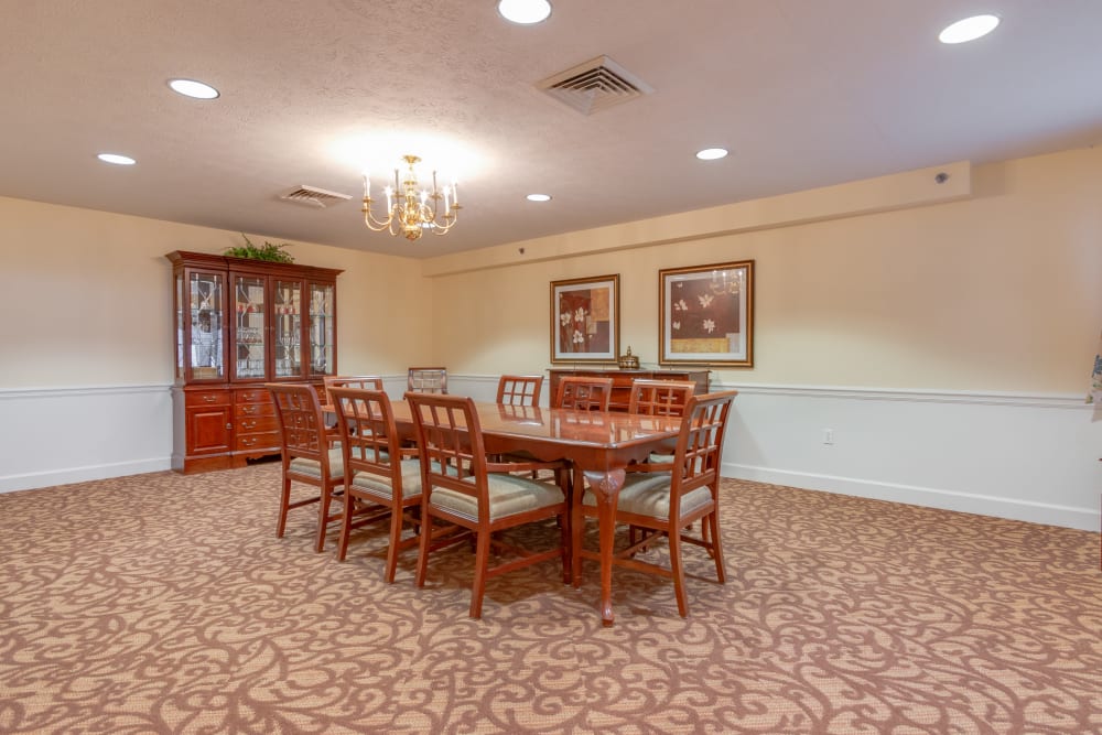 Dining room at Eastlake Terrace in Elkhart, Indiana