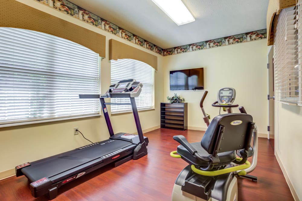 Fitness center at The Willows at Citation in Lexington, Kentucky