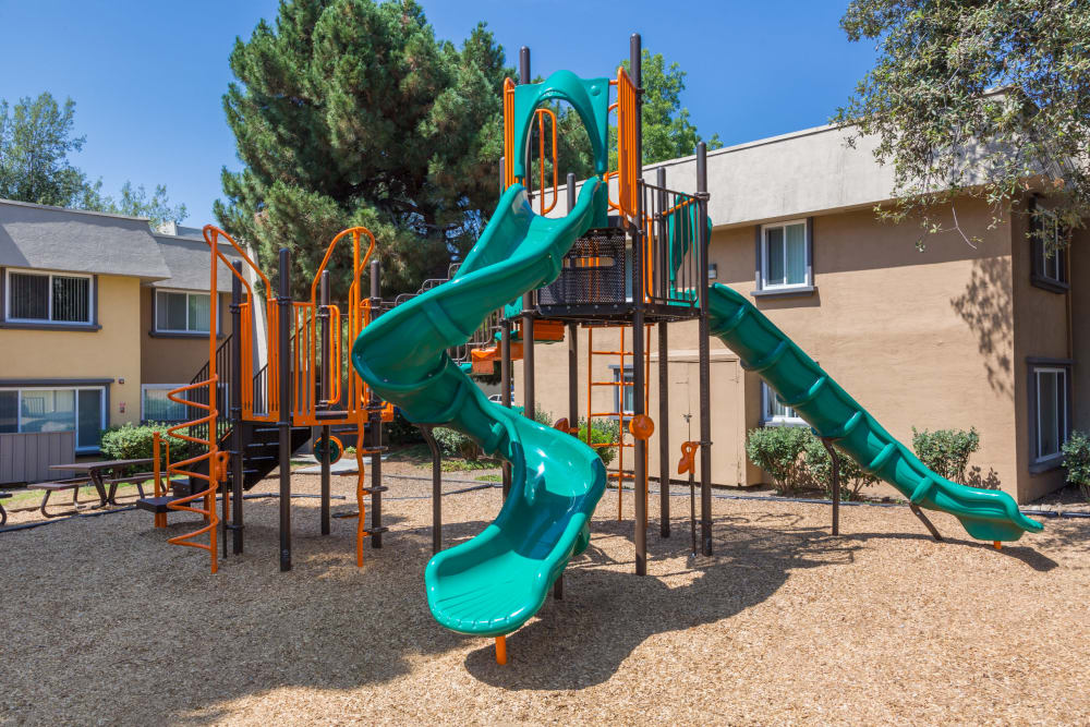 Onsite children's playground at Waterstone Fremont in Fremont, California